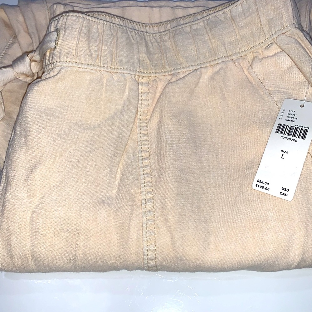 Pilcro Linen Drawstring Pants - Picture 5 of 6